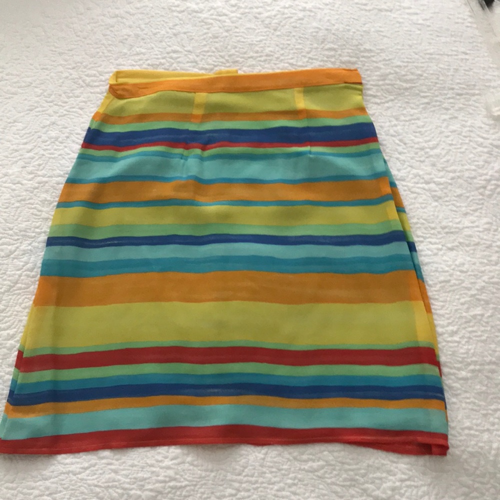 100% Rayon multi summer skirt